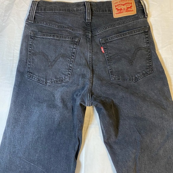 Women | Levis high-rise cropped jeans | sz 27 | Grey - Picture 3 of 4